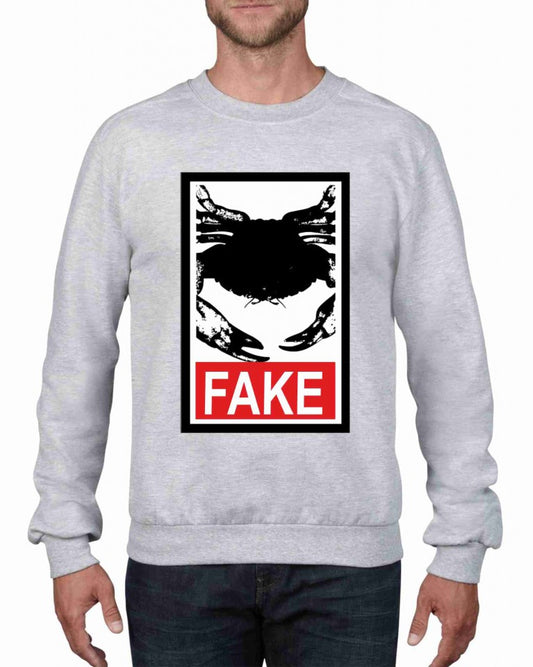 Felpa girocollo Fashion ORIGINALFAKE