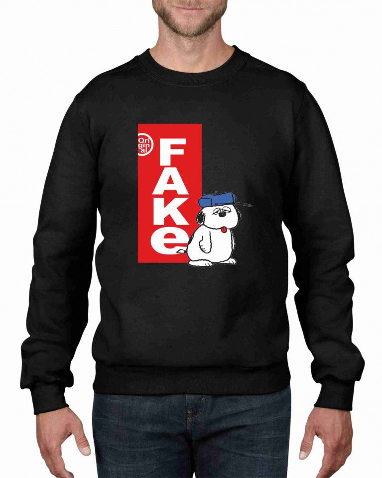Felpa girocollo Fashion ORIGINALFAKE
