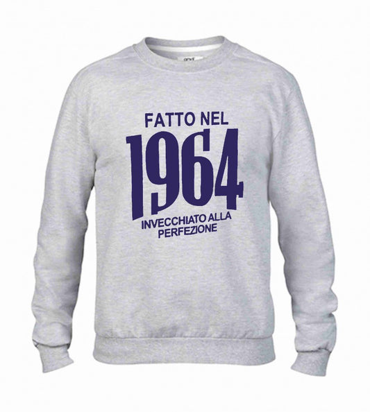 Felpa girocollo Fashion: TUO ANNO DI NASCITA