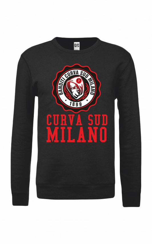 Felpa girocollo Fashion unisex CURVA SUD MILANO