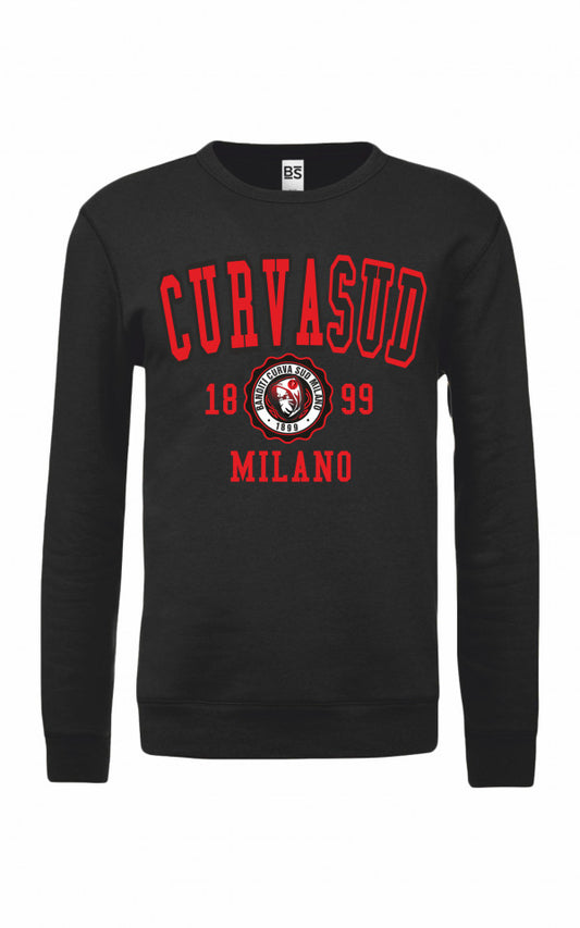 Felpa girocollo Fashion unisex CURVA SUD MILANO