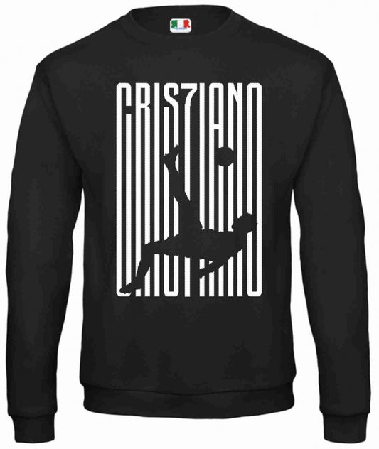 Felpa vestibilita' larga girocollo Fashion cris7
