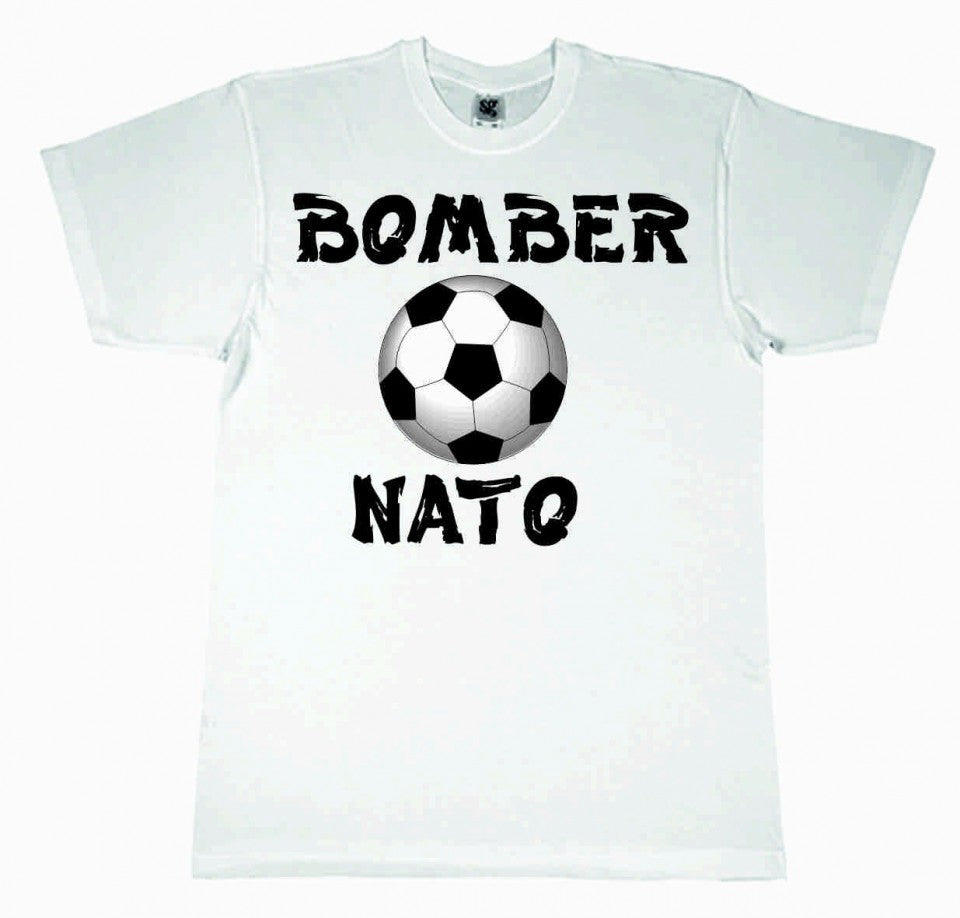 MAGLIETTA 100% COTONE BIMBO/A TITOLO BOMBER NATO