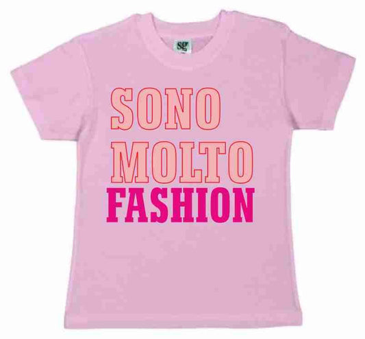 MAGLIETTA 100% COTONE BIMBO/A TITOLO SONO MOLTO FASHION