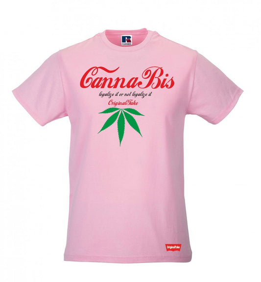 MAGLIETTA COLORE ROSA STAMPA ORIGINAL FAKE