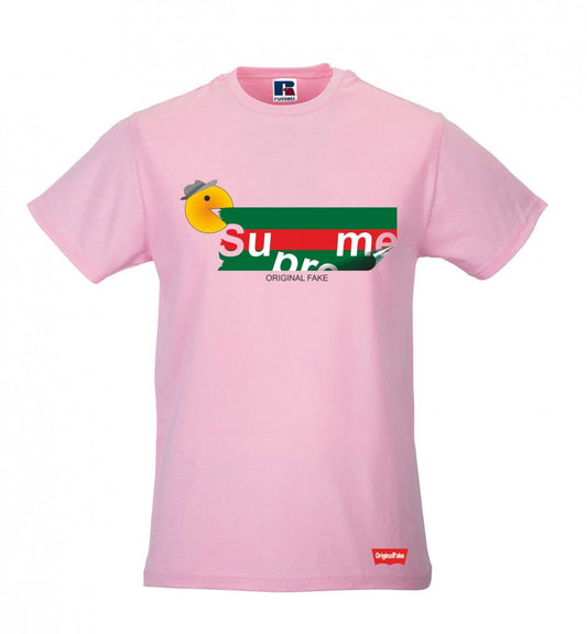MAGLIETTA COLORE ROSA STAMPA ORIGINAL FAKE