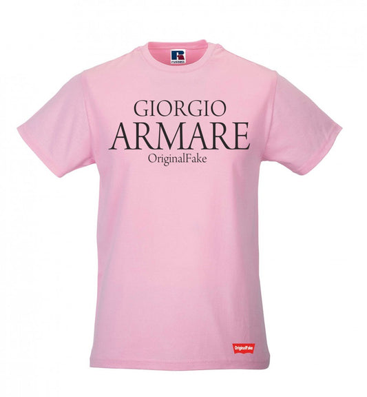 MAGLIETTA COLORE ROSA STAMPA ORIGINAL FAKE
