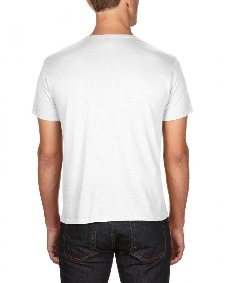 MAGLIETTA IN 100% COTONE CLASSICO COLORE BIANCO O NERO ORIGINAL FAKE