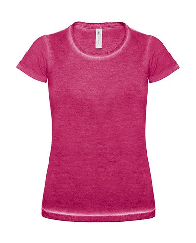 MAGLIETTA IN 100% COTONE DA DONNA VINTAGE LOOK