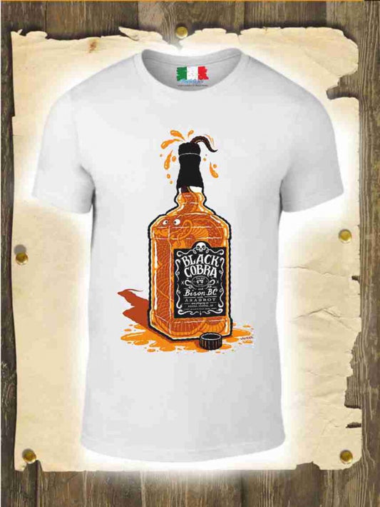 MAGLIETTA IN 100% COTONE DA UOMO TITOLO WHISKY