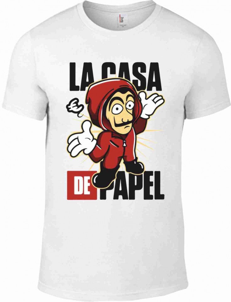 MAGLIETTA IN 100% COTONE UOMO-DONNA COLORE BIANCO