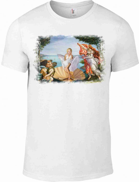 MAGLIETTA IN 100% COTONE UOMO-DONNA COLORE BIANCO
