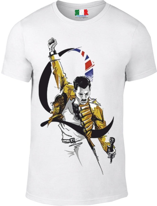 MAGLIETTA IN 100% COTONE UOMO-DONNA COLORE BIANCO