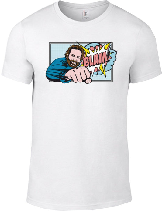 MAGLIETTA IN 100% COTONE UOMO-DONNA COLORE BIANCO