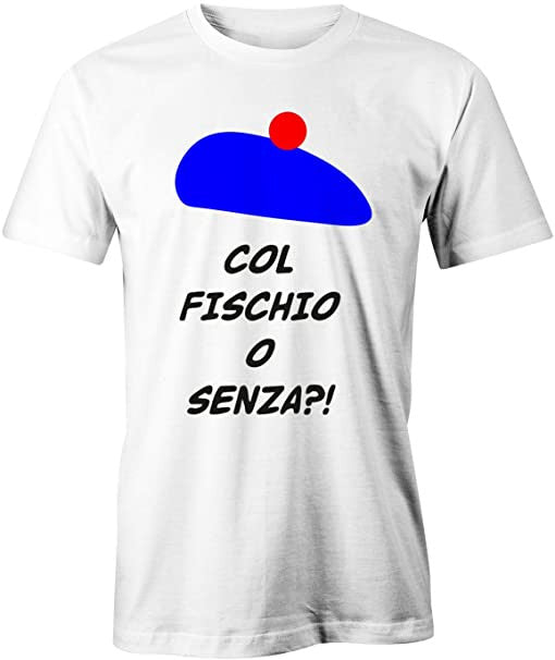 MAGLIETTA IN 100% COTONE UOMO-DONNA COLORE BIANCO