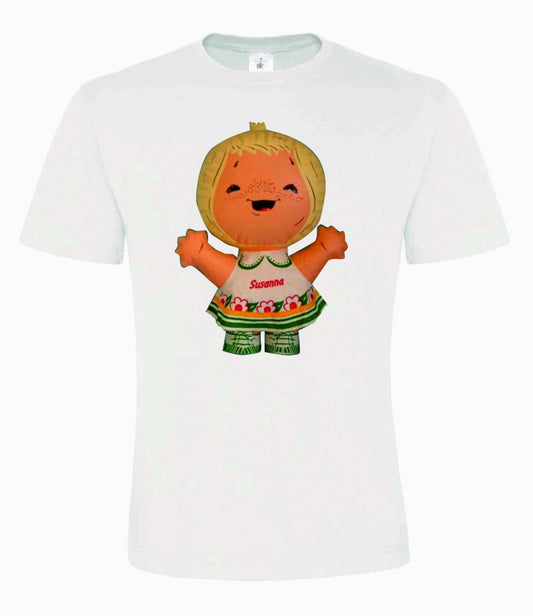 MAGLIETTA IN 100% COTONE UOMO-DONNA COLORE BIANCO