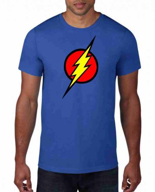 MAGLIETTA IN 100% COTONE UOMO/DONNA COLORE ROYAL TEMA NERD