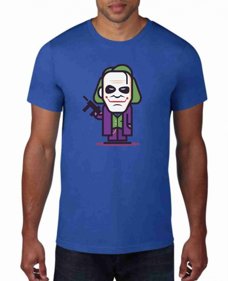 MAGLIETTA IN 100% COTONE UOMO/DONNA COLORE ROYAL TEMA NERD