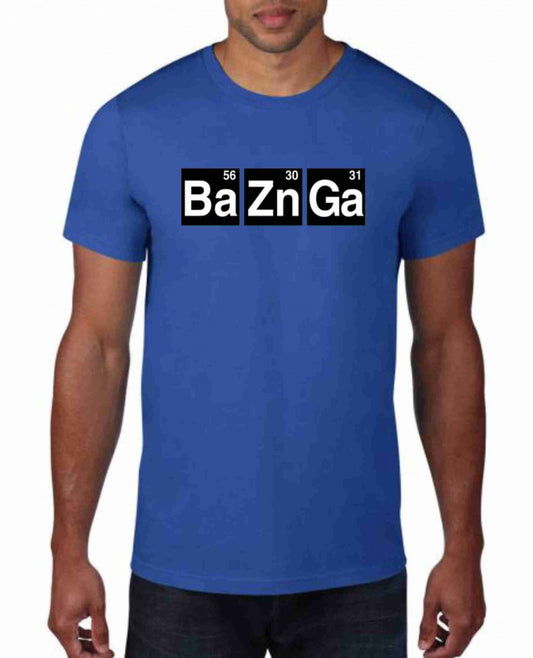 MAGLIETTA IN 100% COTONE UOMO/DONNA COLORE ROYAL TEMA NERD