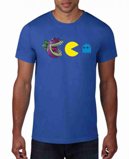 MAGLIETTA IN 100% COTONE UOMO/DONNA COLORE ROYAL TEMA NERD