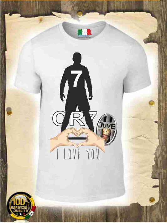 MAGLIETTA IN 100% COTONE UOMO/DONNA CRISTIANO RONALDO