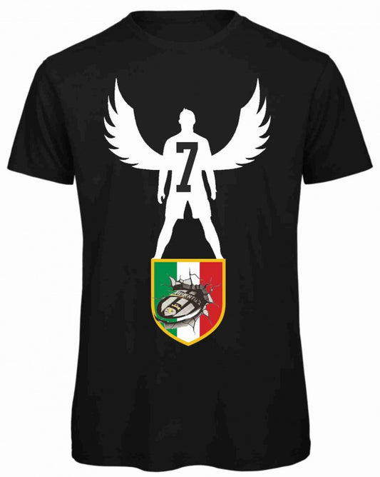 MAGLIETTA IN 100% COTONE UOMO/DONNA CRISTIANO RONALDO