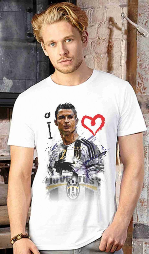 MAGLIETTA IN 100% COTONE UOMO/DONNA CRISTIANO RONALDO
