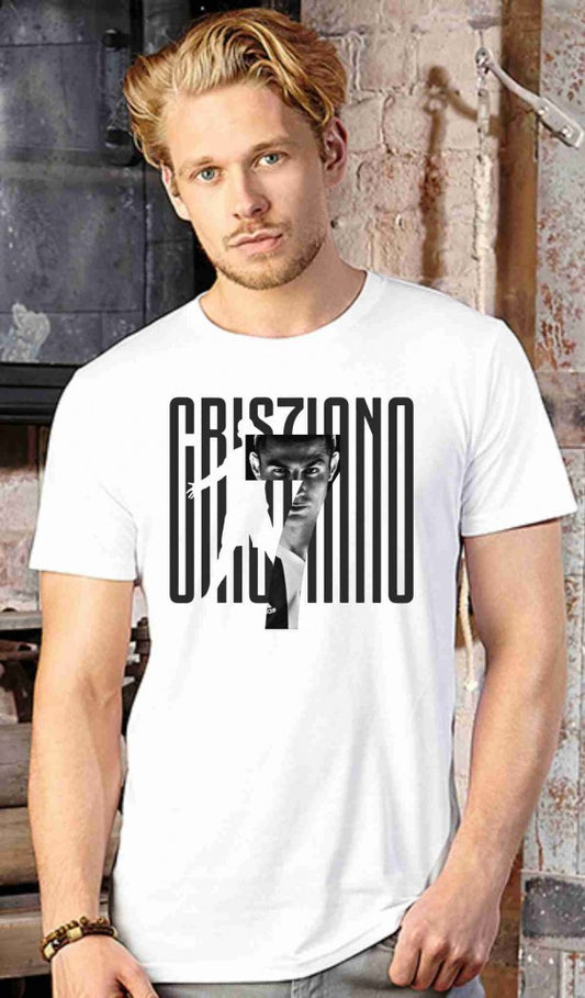 MAGLIETTA IN 100% COTONE UOMO/DONNA CRISTIANO RONALDO