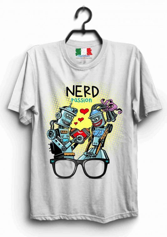 MAGLIETTA IN 100% COTONE UOMO/DONNA NERD