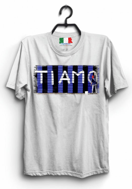 MAGLIETTA IN 100% COTONE UOMO/DONNA TIFOSO DI CALCIO