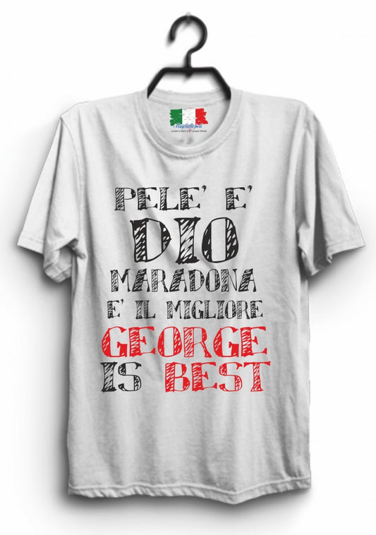 MAGLIETTA IN 100% COTONE UOMO/DONNA TIFOSO DI CALCIO