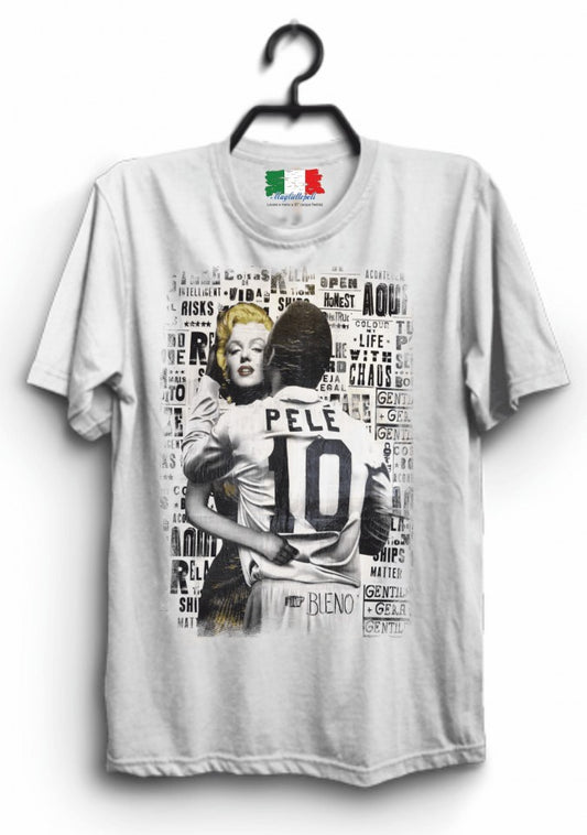 MAGLIETTA IN 100% COTONE UOMO/DONNA TIFOSO DI CALCIO