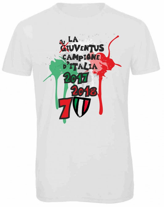 MAGLIETTA IN 100% COTONE UOMO/DONNA TIFOSO DI CALCIO