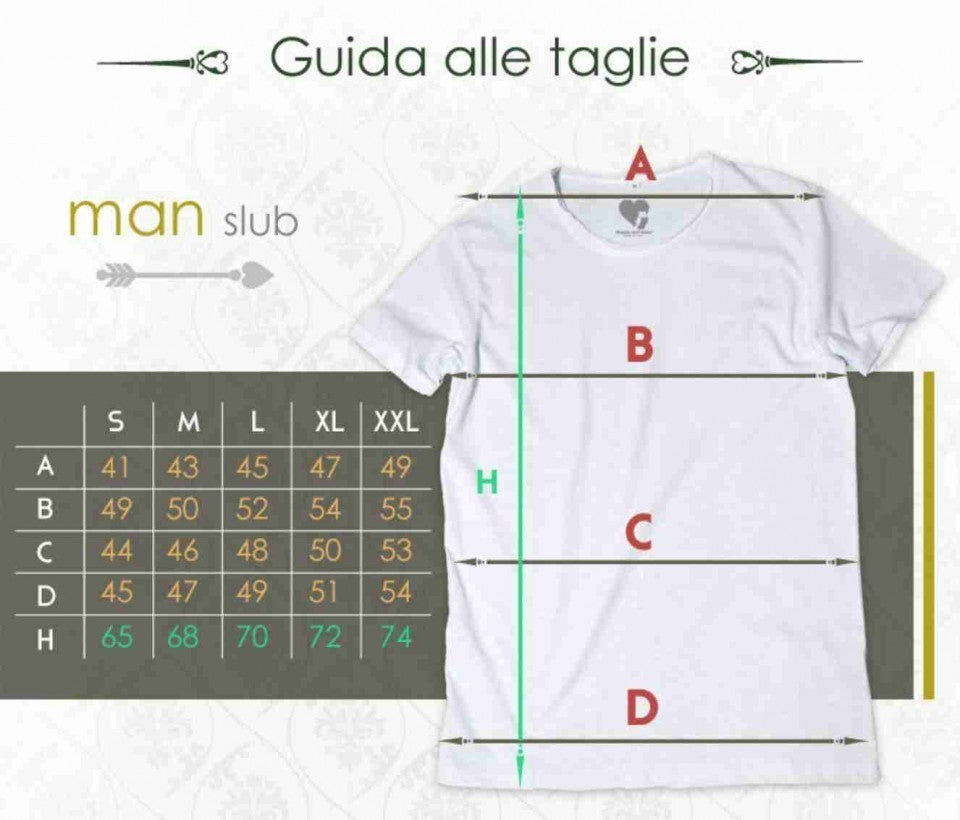 MAGLIETTA IN COTONE FIAMMATO DA UOMO TITOLO L'ELEFANTE