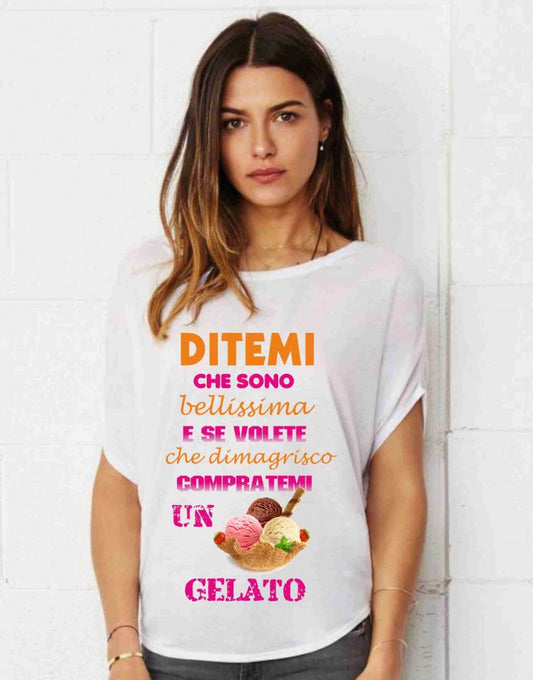 MAGLIETTA PER PREMAMAN, AMPIA VESTIBILITA' : GELATO