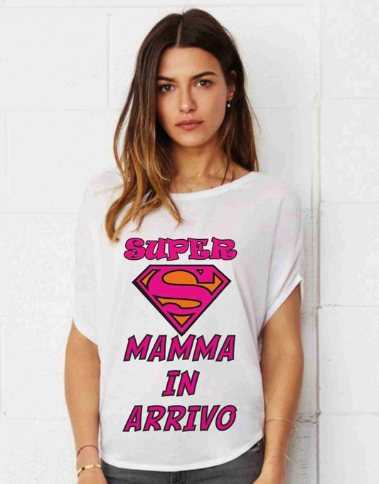 MAGLIETTA PER PREMAMAN, AMPIA VESTIBILITA' : SUPER MAMA