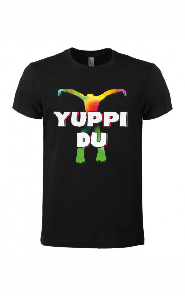 Maglietta unisex 100% cotone organico con stampa YUPPIDU