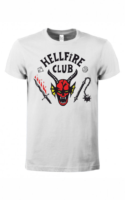 Maglietta unisex 100% cotone organico hell fire