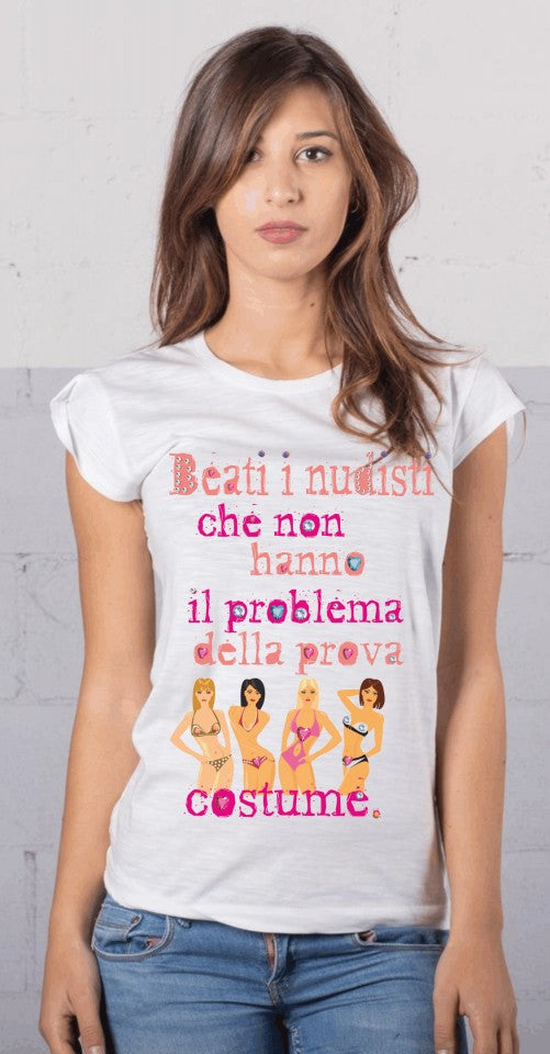 MAGLIETTE FIAMMATE DA DONNA CON MANICHE ARRICCIATE E MODELLO CLASSICO