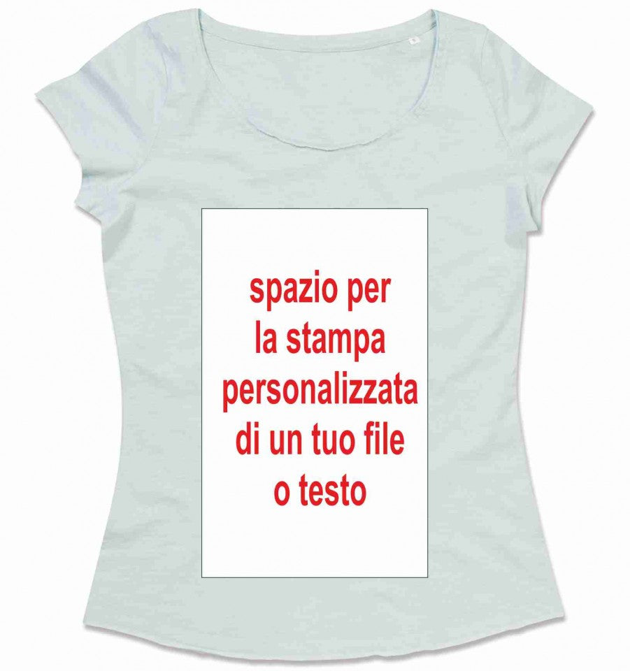 MAGLIETTE FIAMMATE DA DONNA VINTAGE con stampa personalizzata