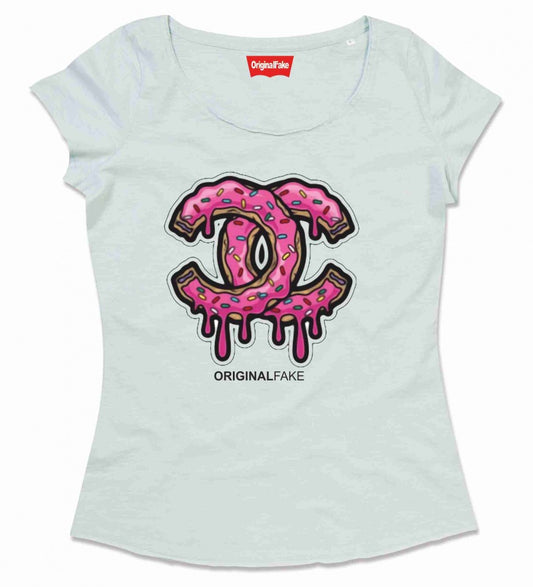 MAGLIETTE FIAMMATE DA DONNA VINTAGE ORIGINAL FAKE