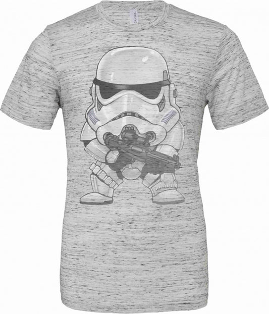 T-shirt unisex Poly-Cotton EFFETTO MARMO con stampa motivo NERD