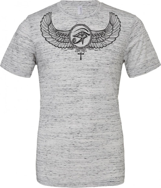 T-shirt unisex Poly-Cotton EFFETTO MARMO con stampa