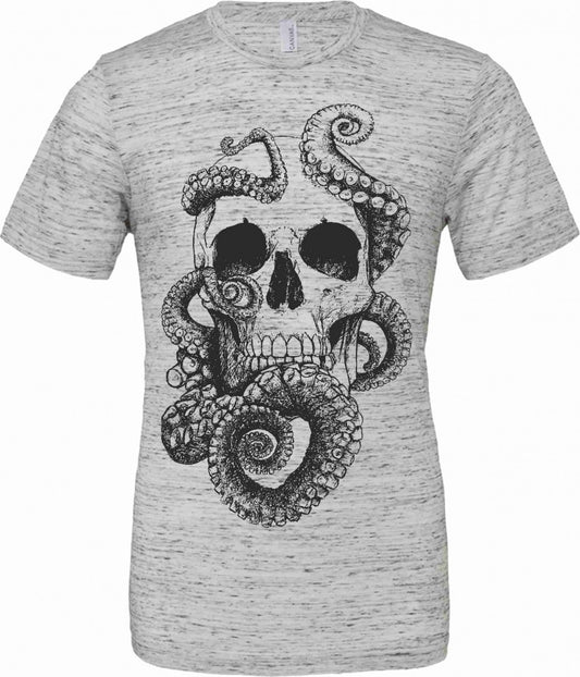 T-shirt unisex Poly-Cotton EFFETTO MARMO con stampa